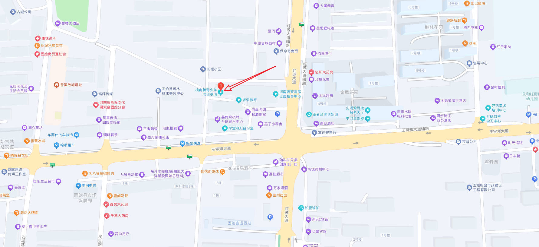公司位置地图